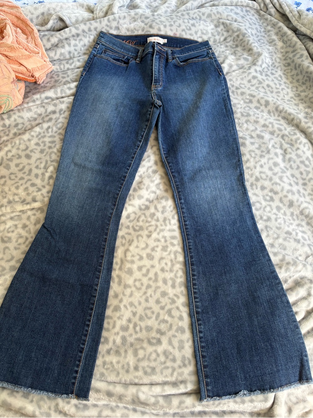 Tory Burch Dark Blue Women's Flare Jeans